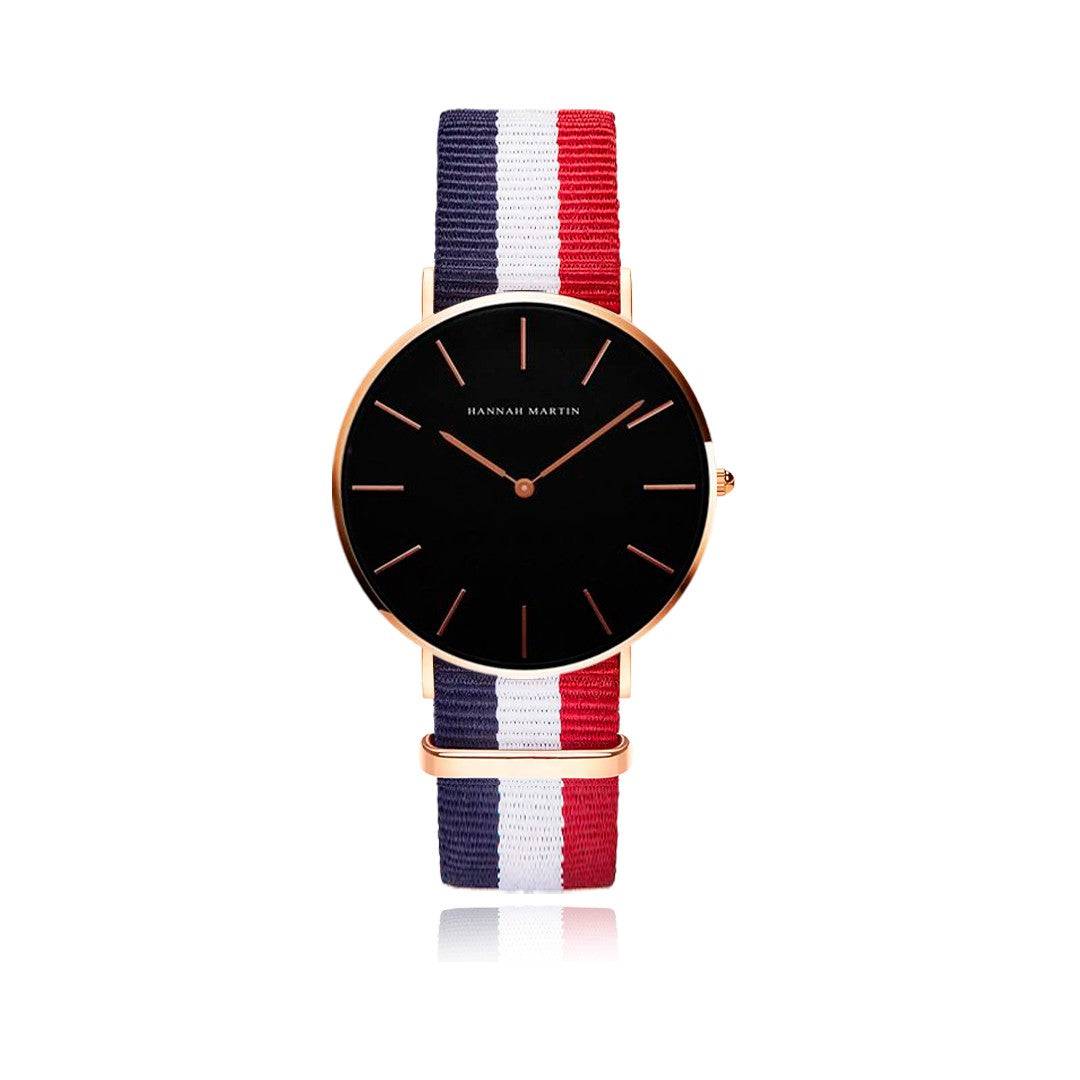 Reloj Hannah Martin Cambridge Black - JHERR JEWELRY