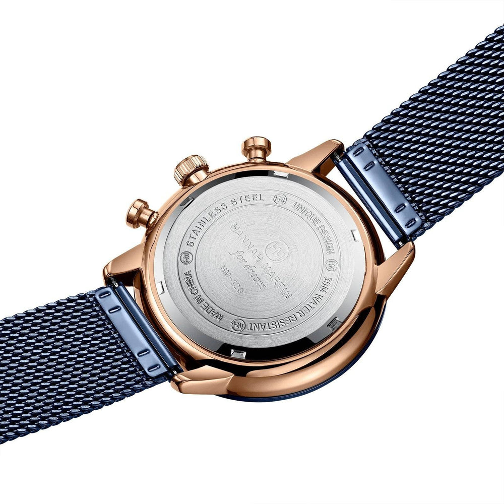 Reloj Hannah Martin Azul Mirage Blue - JHERR JEWELRY