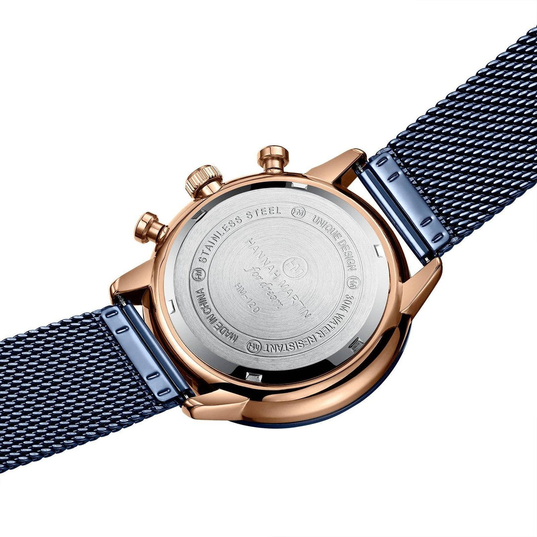 Reloj Hannah Martin Azul Mirage Blue - JHERR JEWELRY