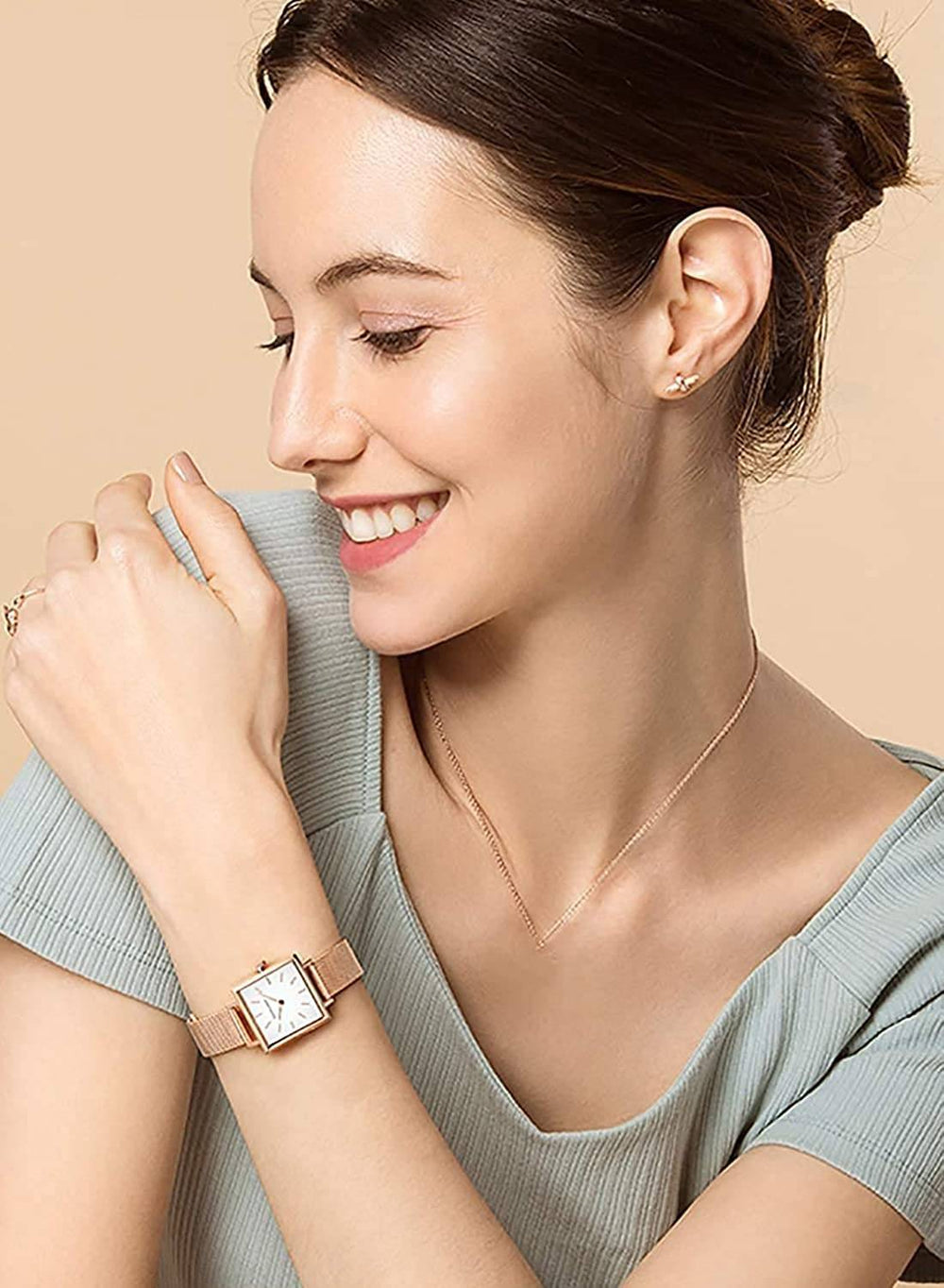 Reloj Hannah Martin Malibu Melrose Mesh - JHERR JEWELRY