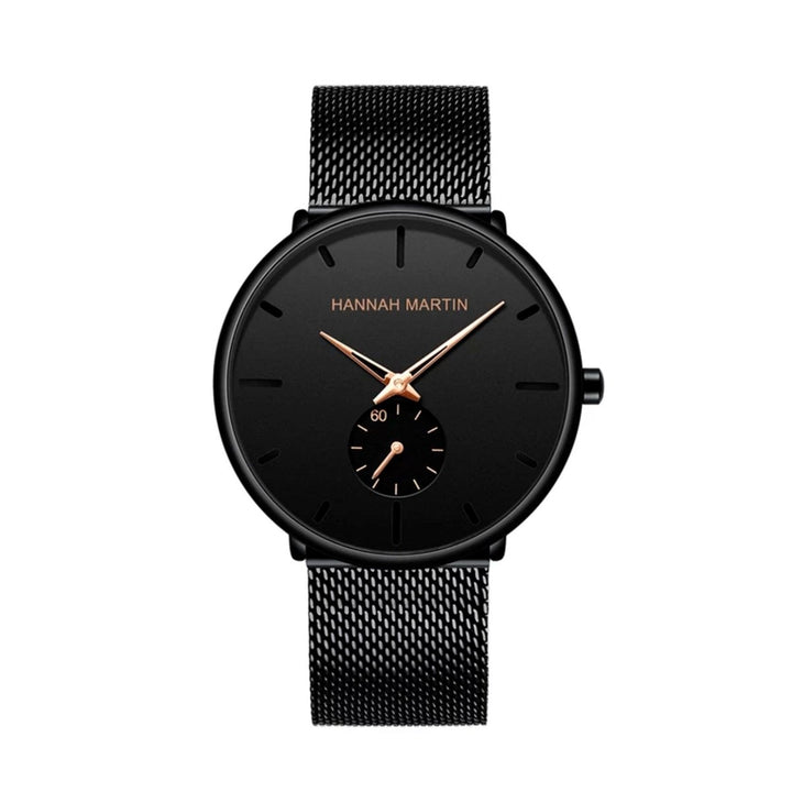 Reloj Analogico Negro Dial Rojo elegante para hombre en Perú