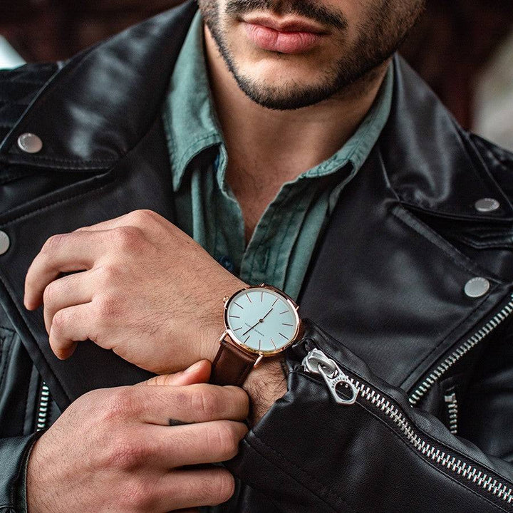 Reloj CB01 Cuero Bristol elegante para hombre en Perú