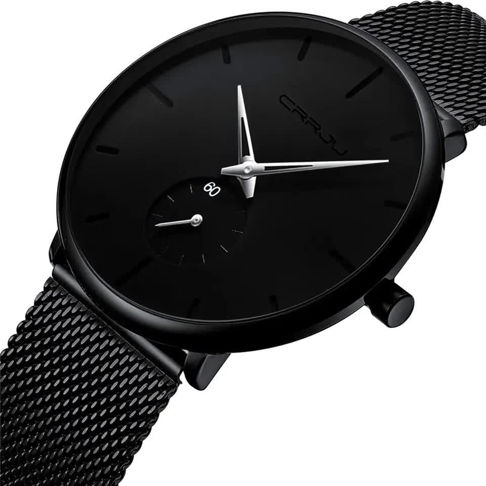 Reloj CRRJU 2150 Cuarzo Dial Blanco elegante en Perú
