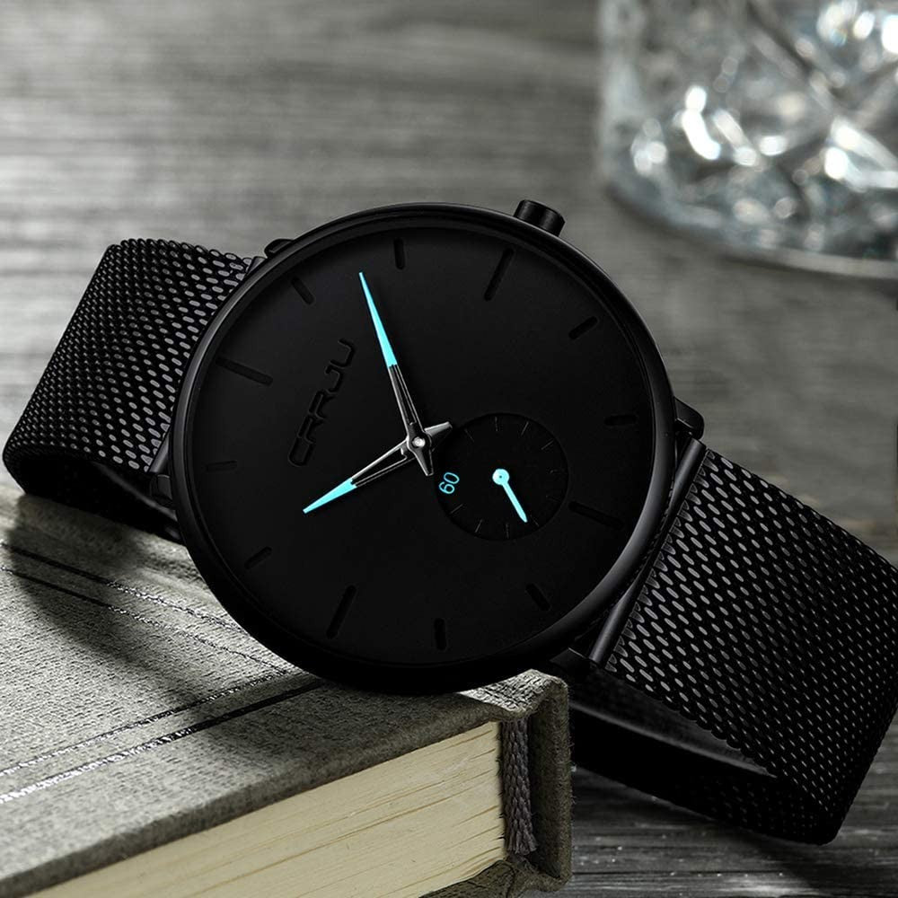 Reloj CRRJU Chrono LightBlue elegante en Perú