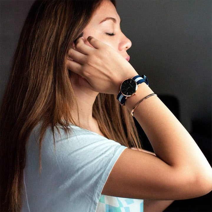 Reloj Hannah Martin Glassglow Black elegante para mujer en Perú