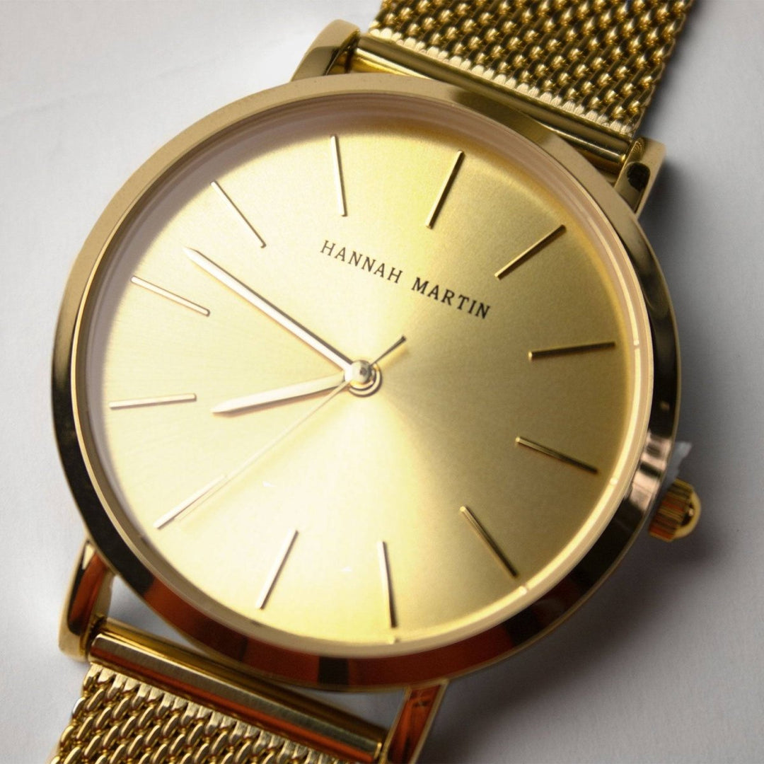 Reloj Hannah Martin Iconic Gold elegante en Perú