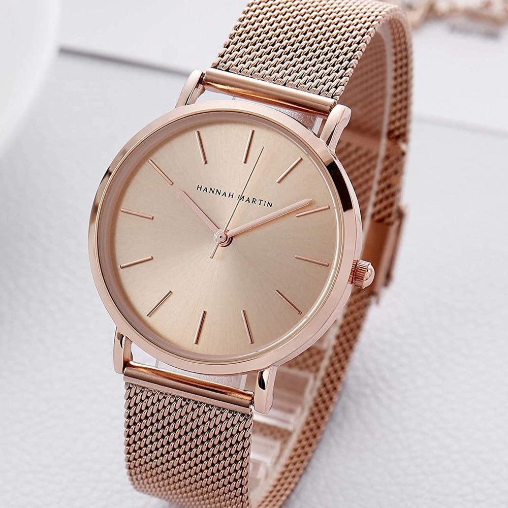 Reloj Hannah Martin Iconic Rose Mujer elegante para mujer en Perú