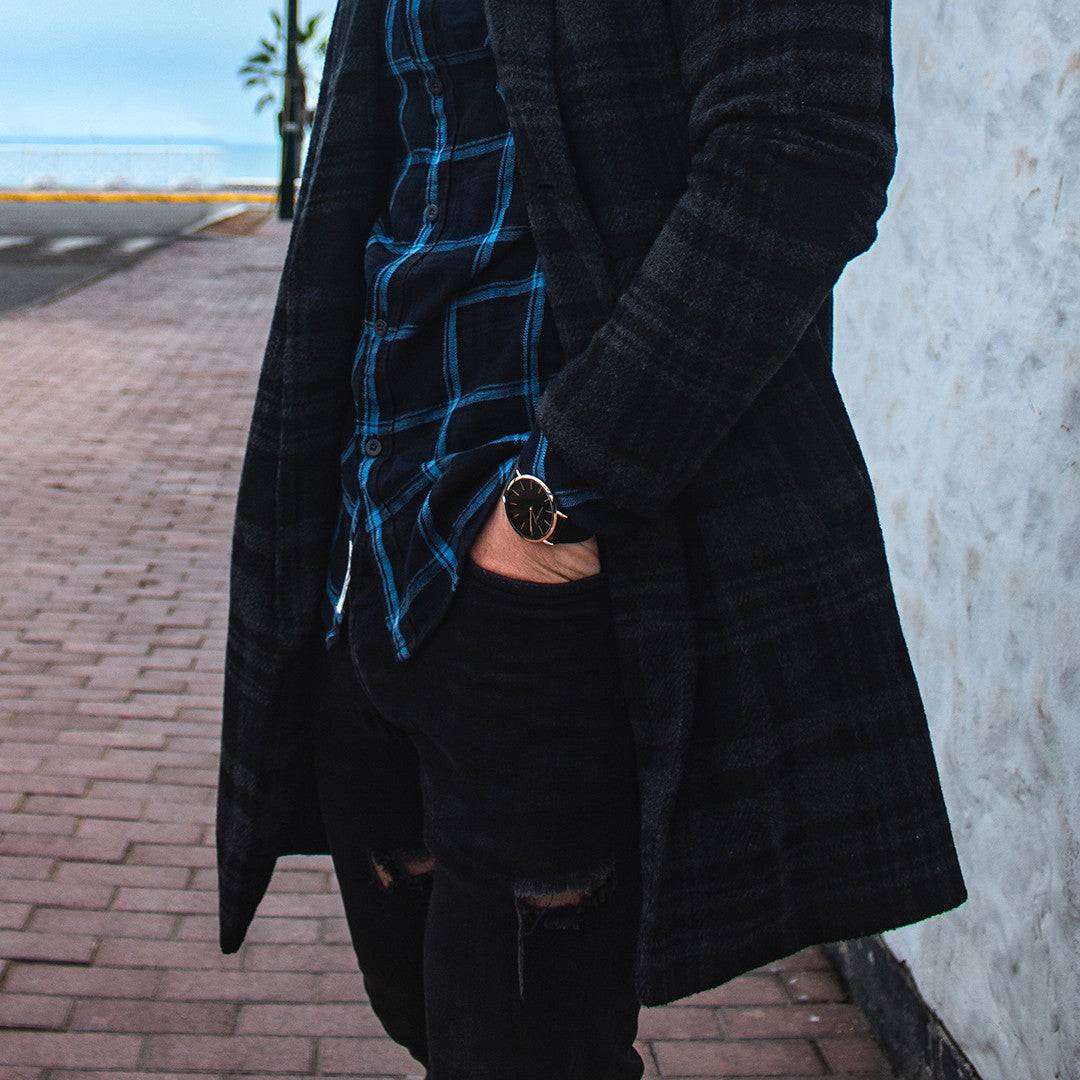 Reloj Hannah Martin Negro Petite elegante para hombre en Perú