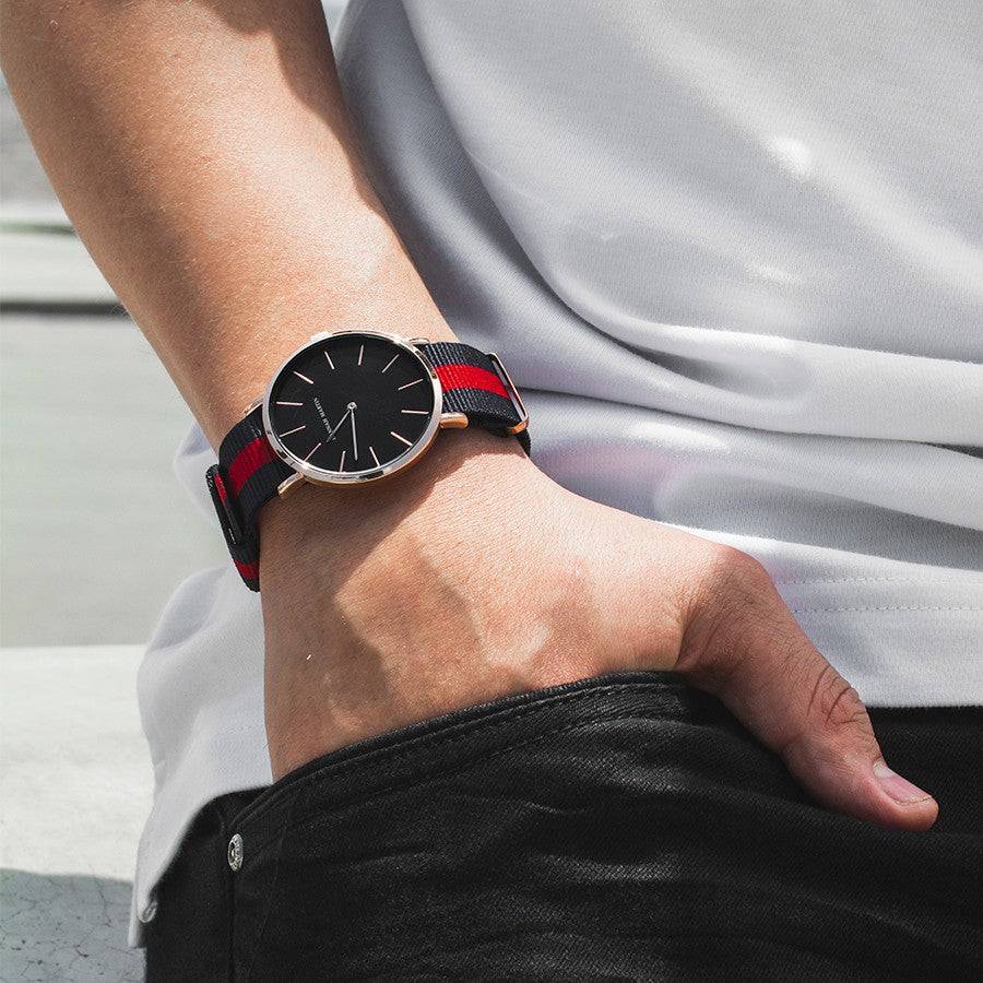 Reloj Hannah Martin Oxford Black elegante para hombre en Perú