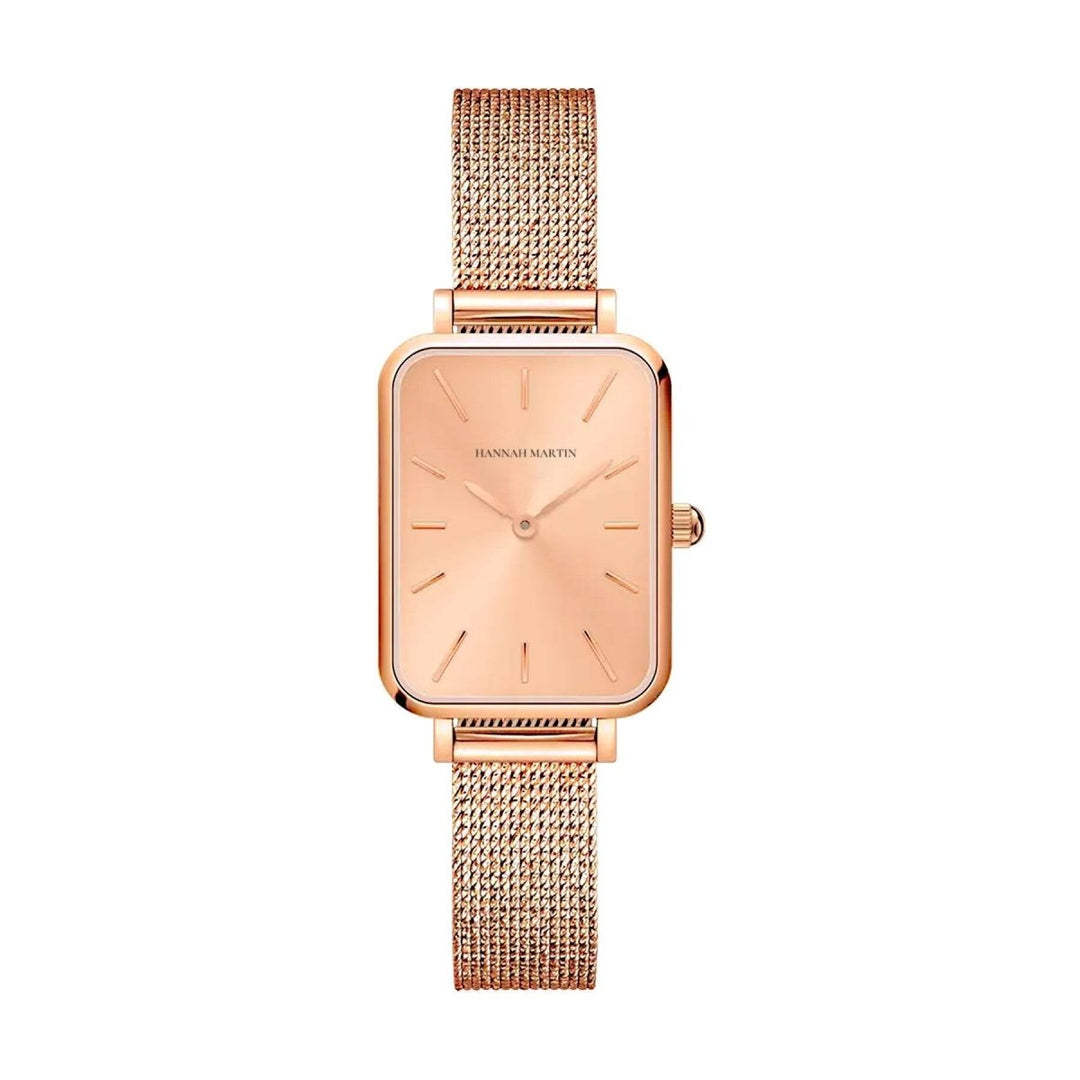 Reloj Hannah Martin Rosen Gold Sea elegante para mujer en Perú