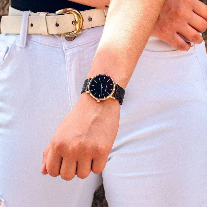 Reloj Mujer Petite Black elegante para mujer en Perú