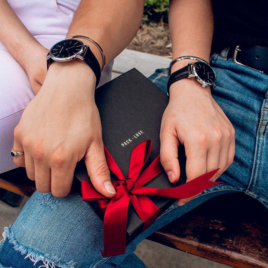 Relojes de Pareja Hannah Martin Lumine elegante para pareja en Perú
